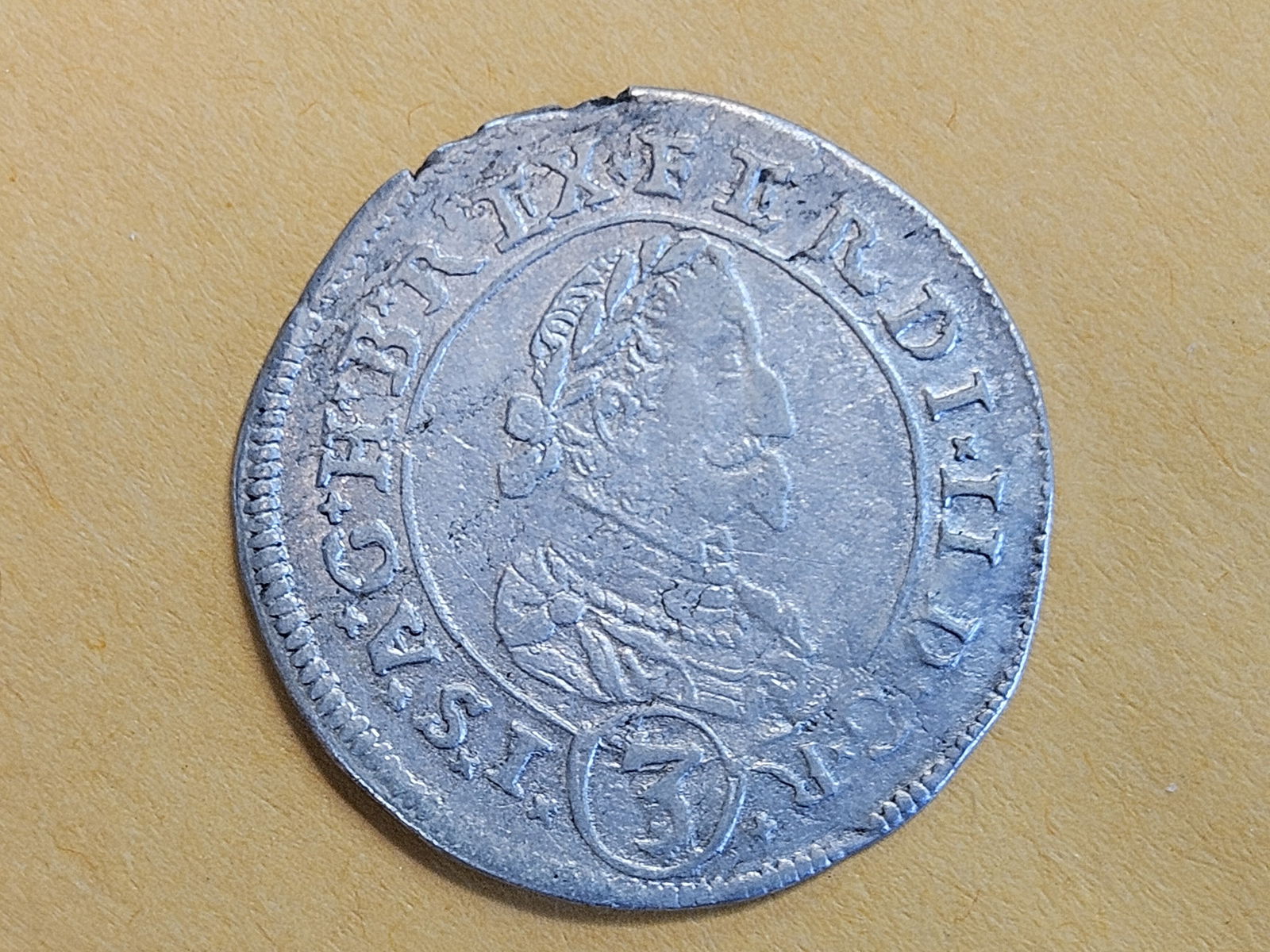 1628 Austria silver 3 kreuzer - 4