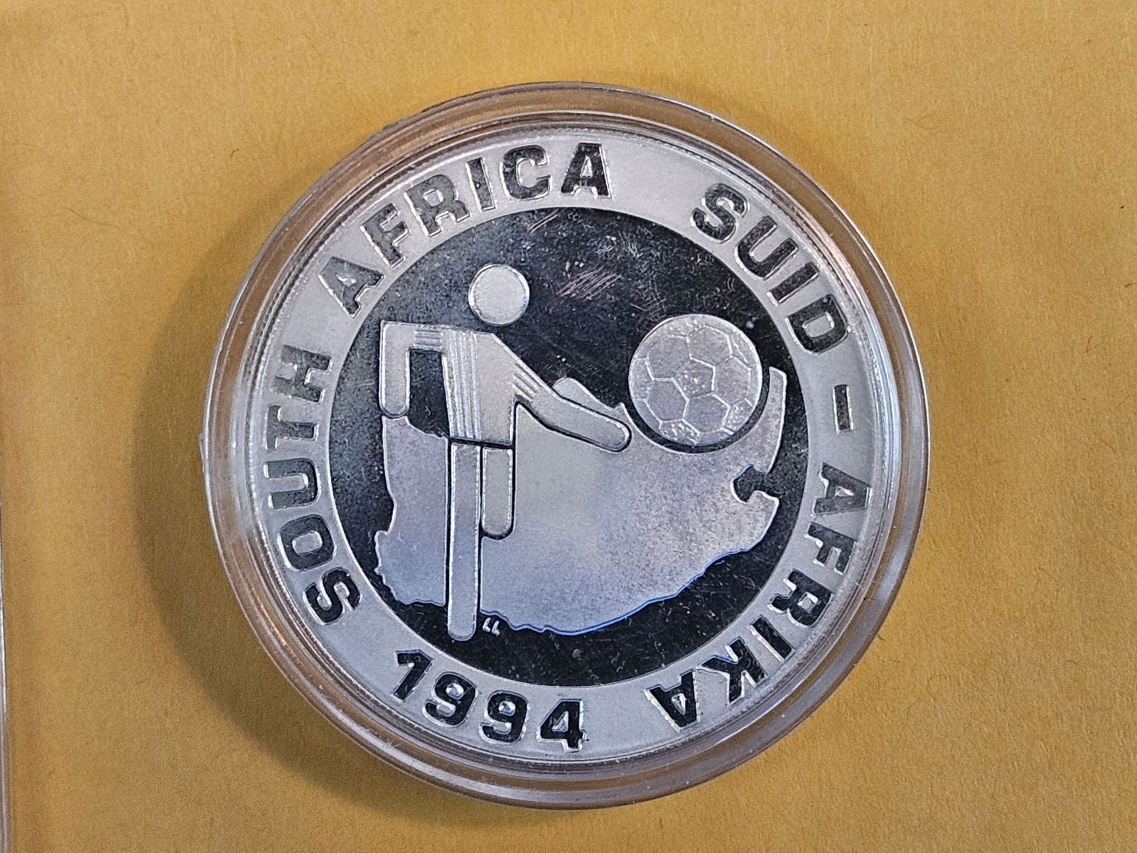 GEM Proof 1994 South Africa silver 2 rand (1 of 3)