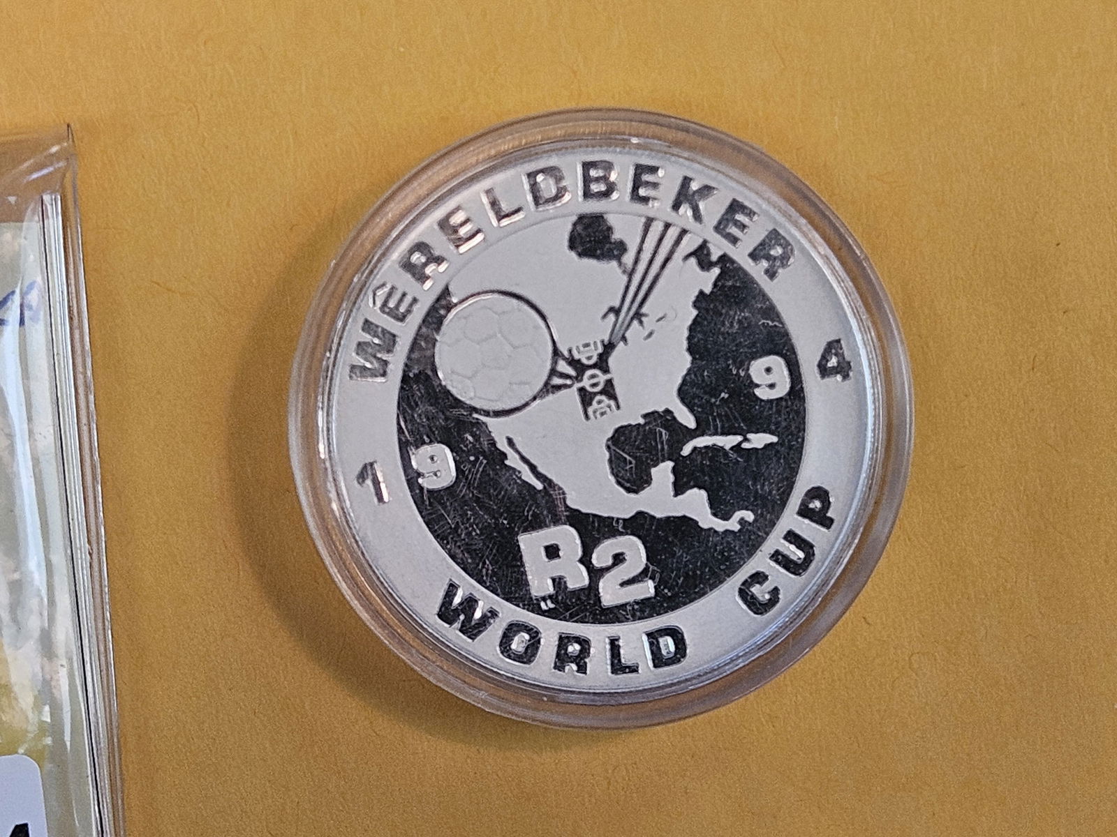 GEM Proof 1994 South Africa silver 2 rand - 3