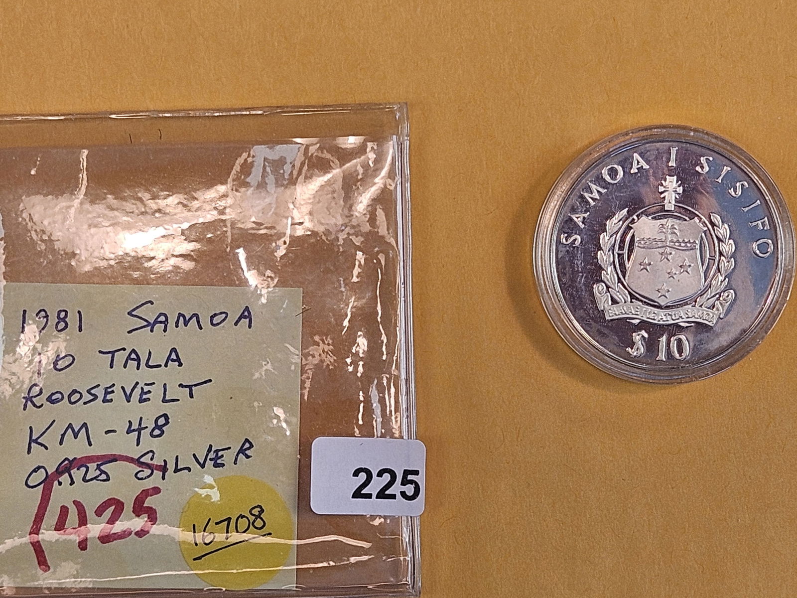 1981 Samoa Silver Proof 10 tala - 2