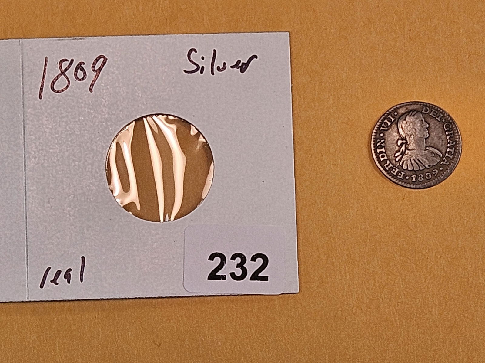 1809 Silver real - 2