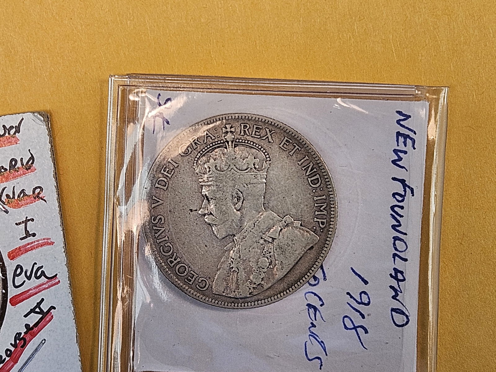 Six Canadian and Newfounland silver 50 cent coins - 8