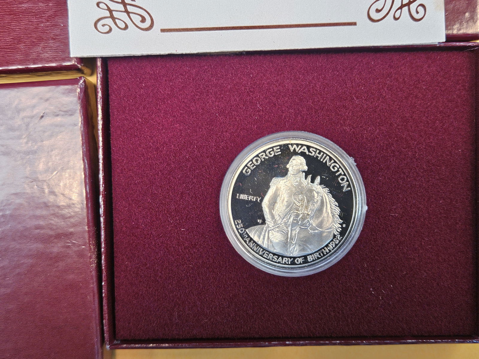 Five GEM Proof Deep Cameo 1982 Commemorative Silver Half Dollars - 2