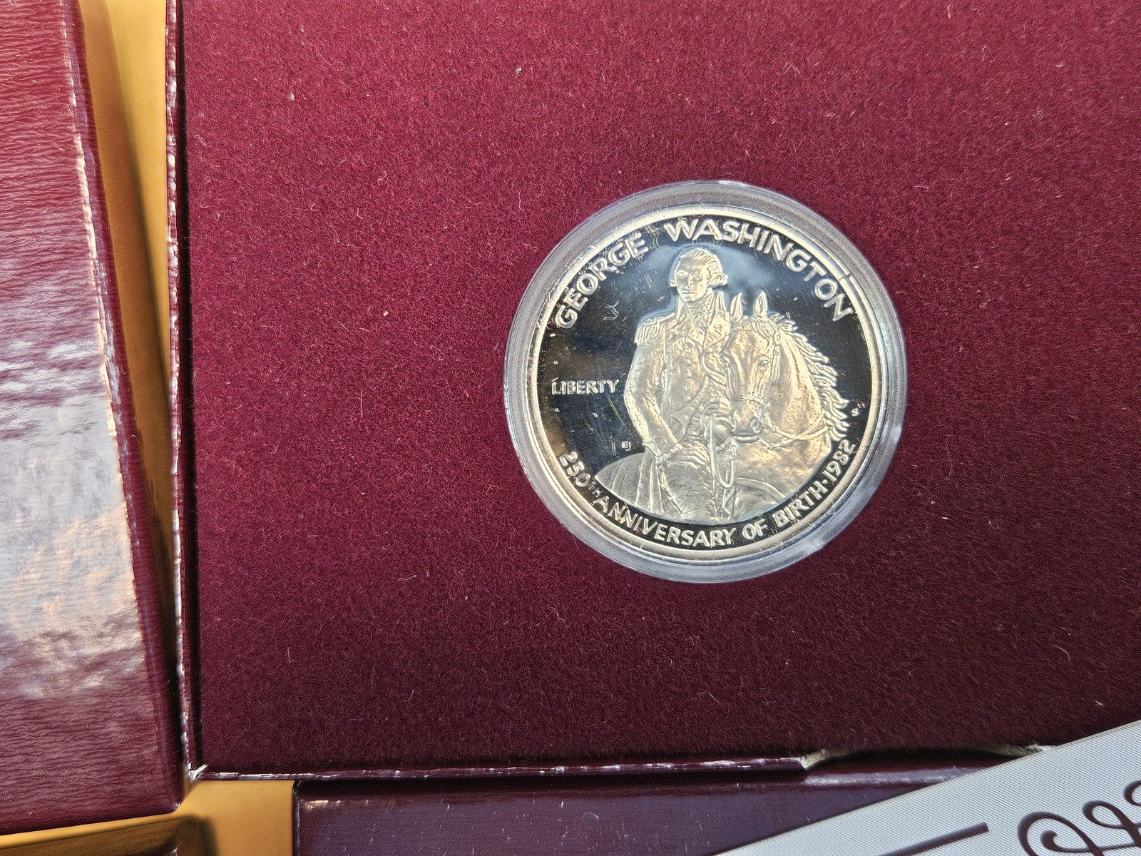 Five GEM Proof Deep Cameo 1982 Commemorative Silver Half Dollars - 2