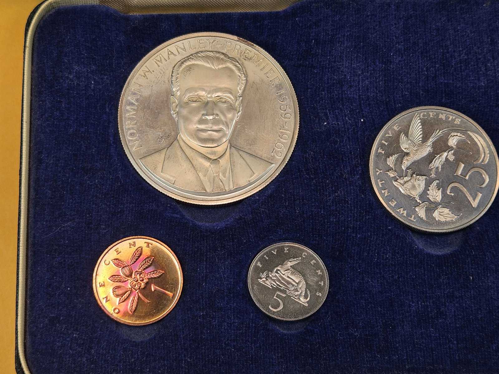 1971 Jamaica silver Proof Set - 4