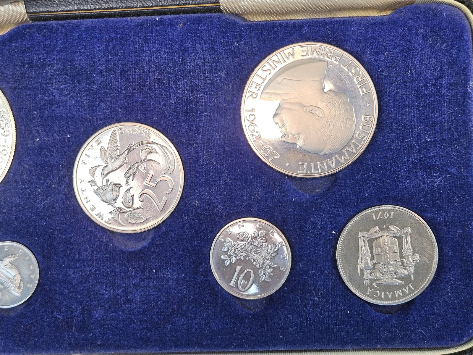 1971 Jamaica silver Proof Set - 5