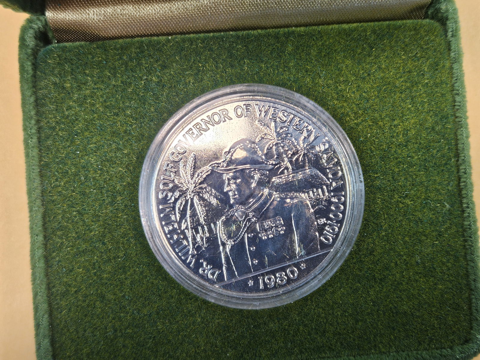 1980 Ten Dollar Tala Silver Coin from Samoa - 3