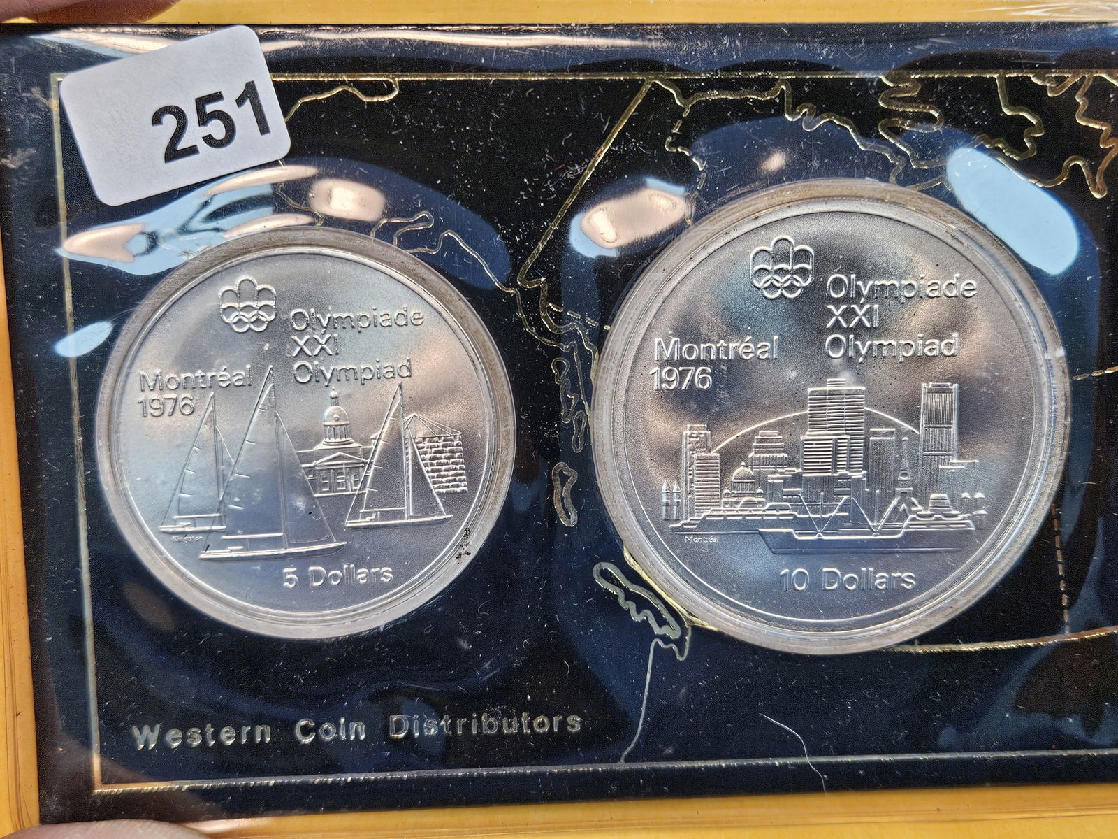Canada 4-LARGE Coin Silver GEM BU Olympic Set - 2