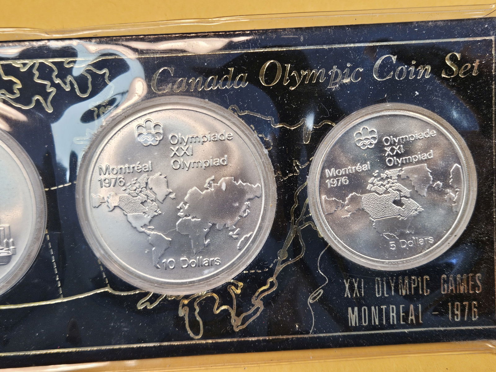 Canada 4-LARGE Coin Silver GEM BU Olympic Set - 3