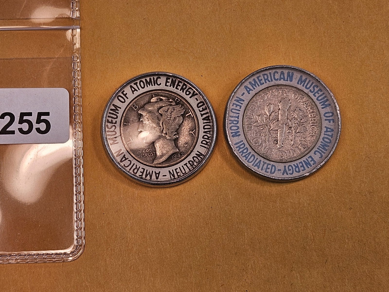 Two Irradiated Silver Dimes - 2