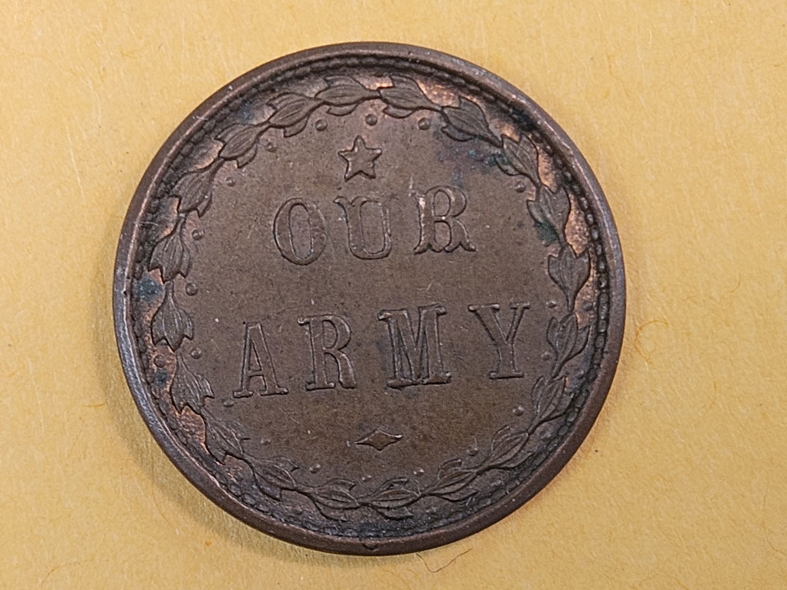 Choice Uncirculated, Undated, Civil War Token - 6