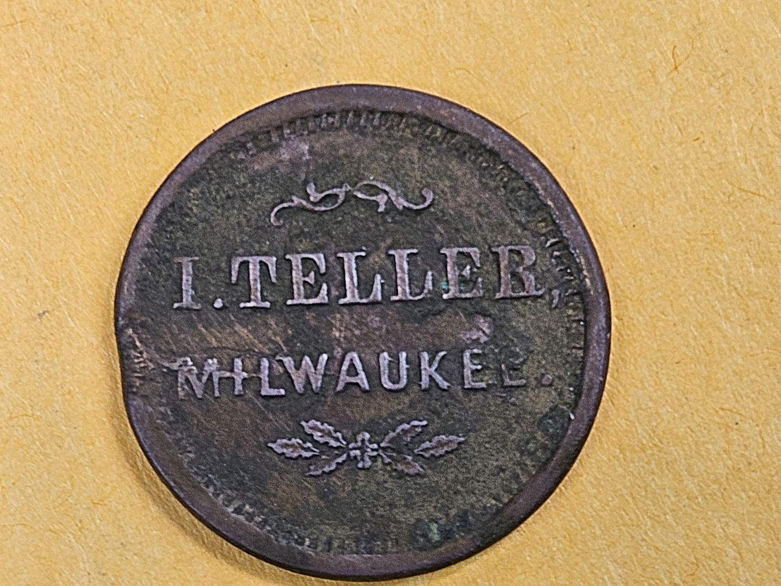 1863 Civil War Token Merchant's Store card - 4