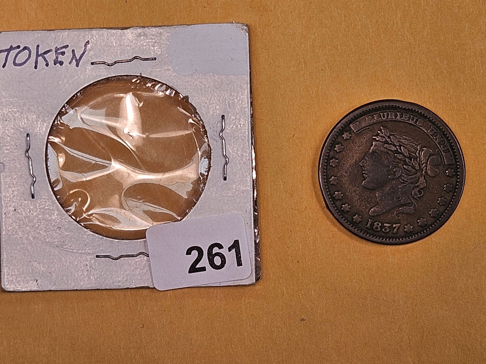 1837 Hard Times Token - 2