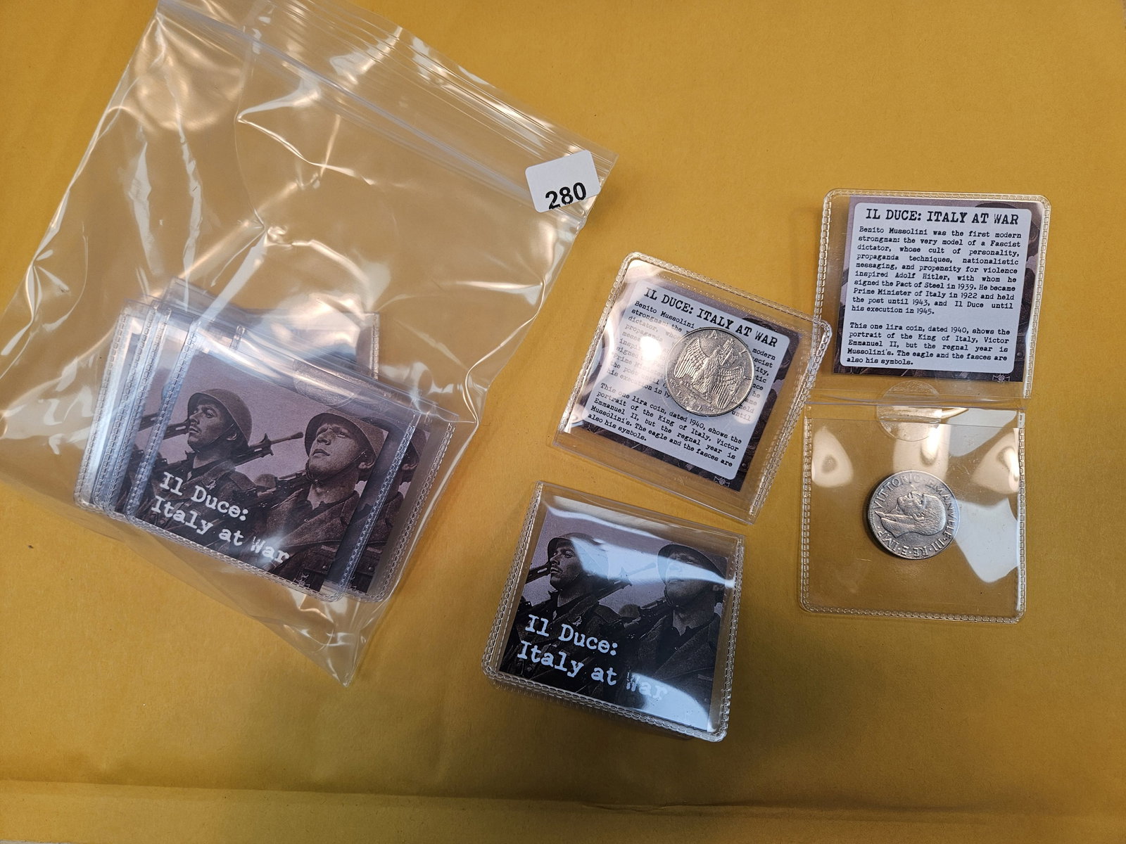 About 13 IL DUCE: Italy at War little coin holders: Cool 