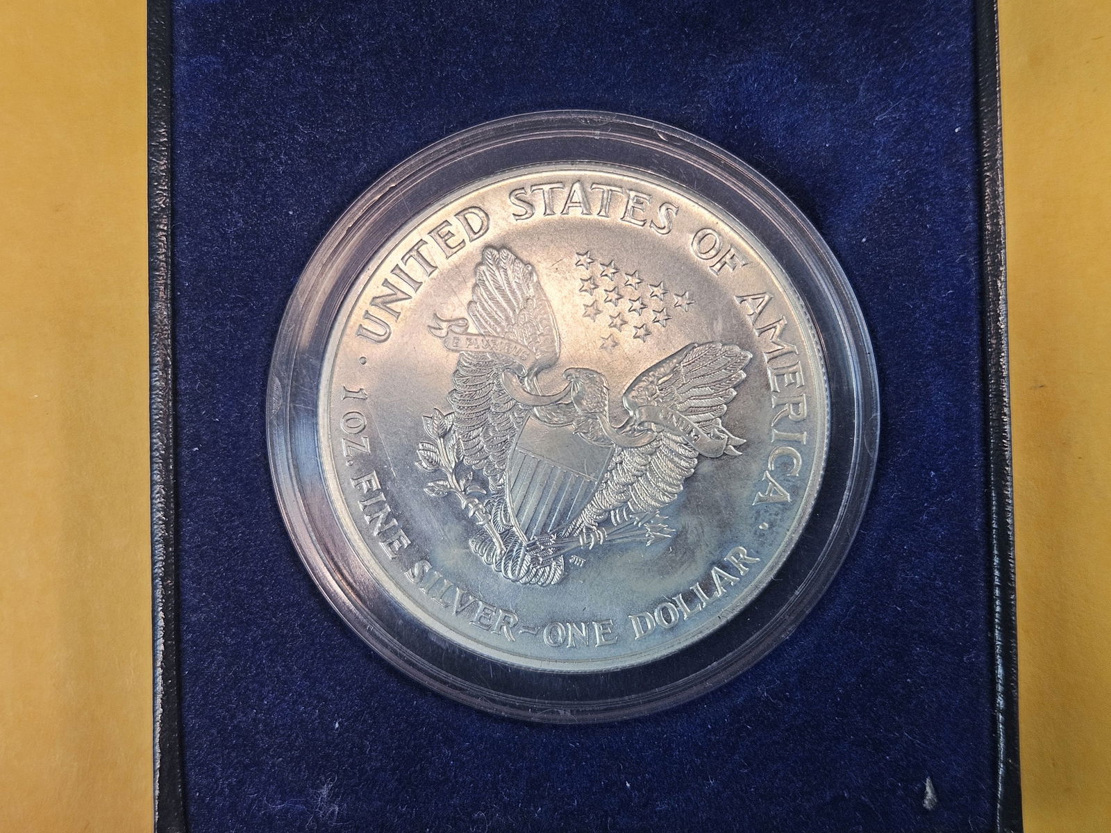 Colorized GEM BU 1999 American Silver Eagle - 3