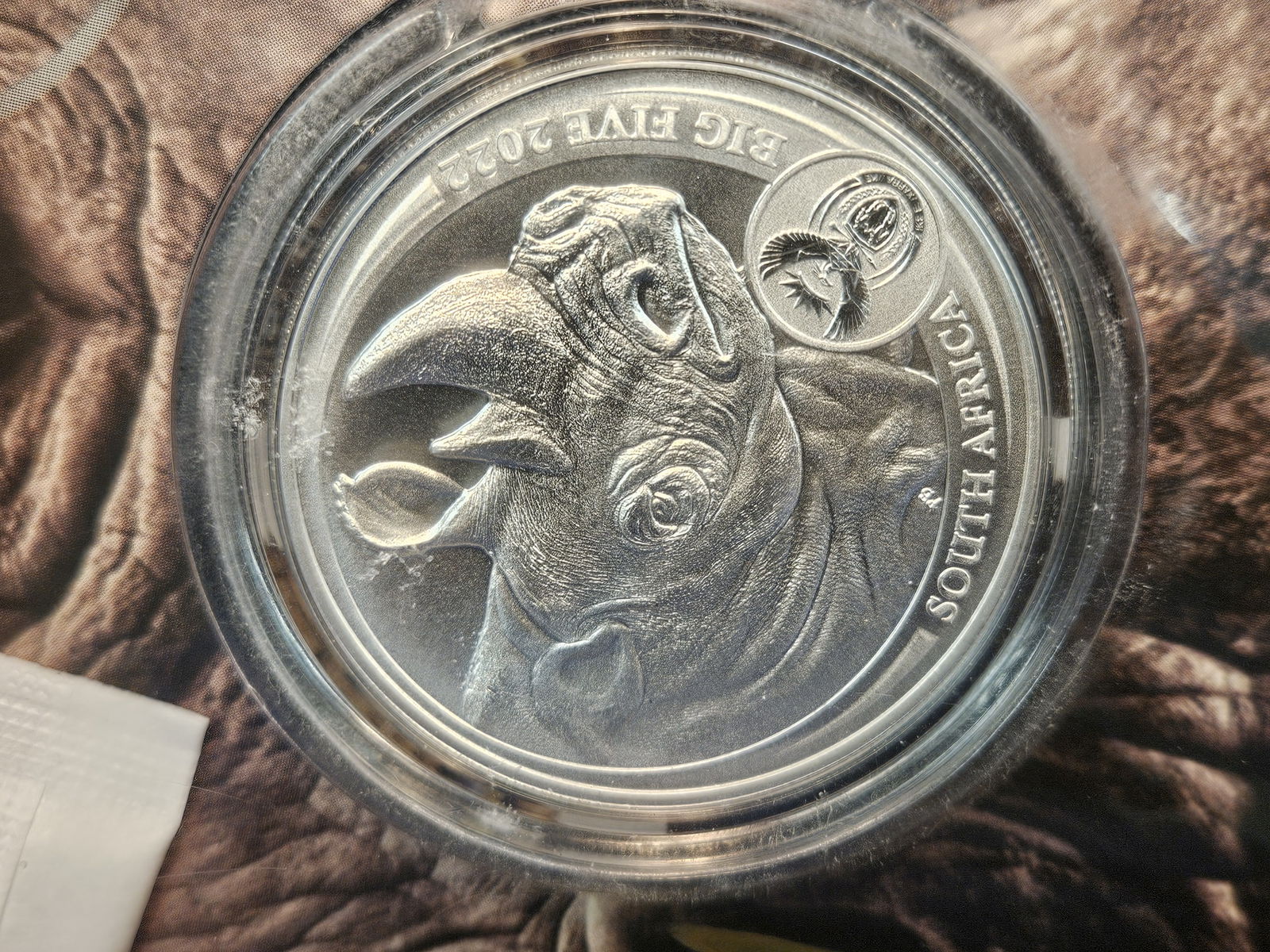 One Troy ounce .999 fine silver Proof art round - 2