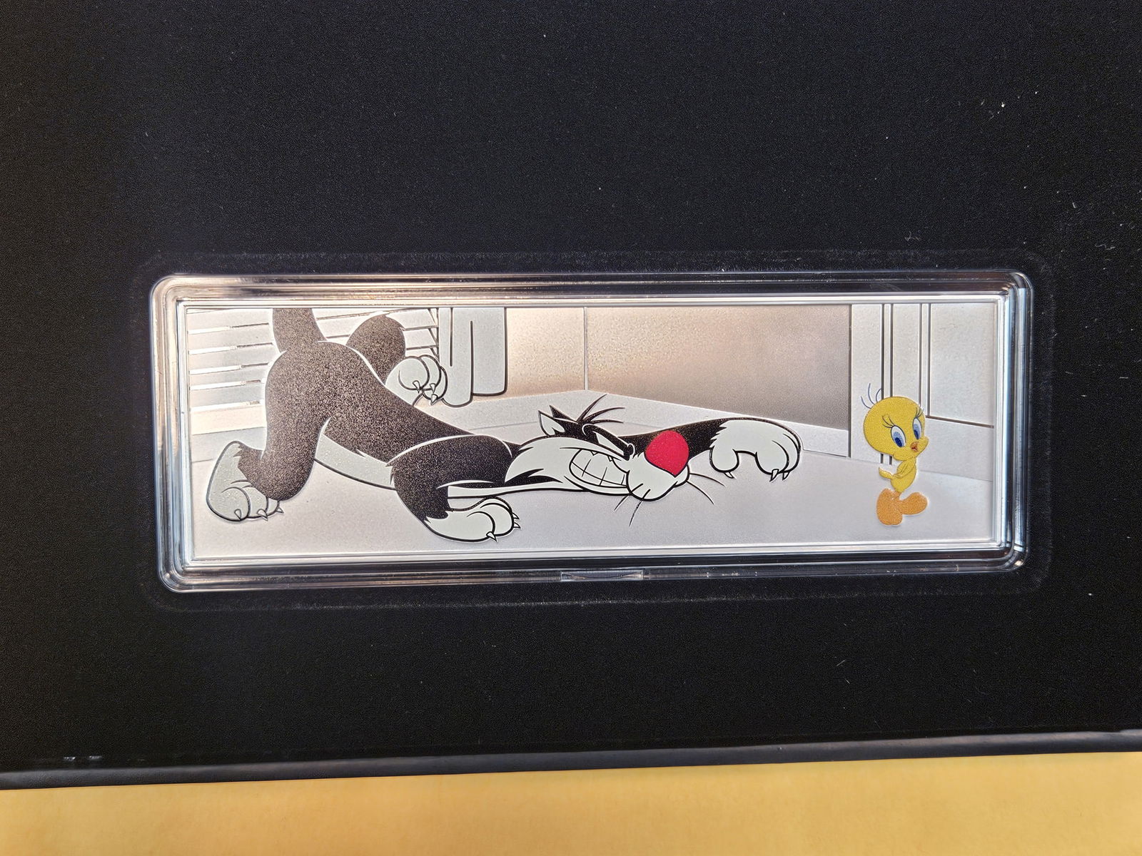 One Troy ounce .999 fine silver Proof art Bar - 3