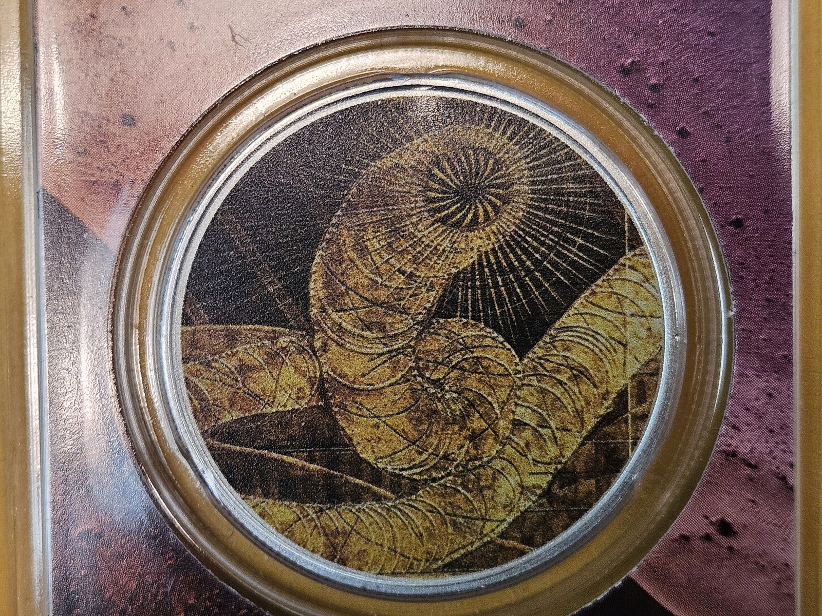 One Troy ounce .999 fine silver art round: DUNE