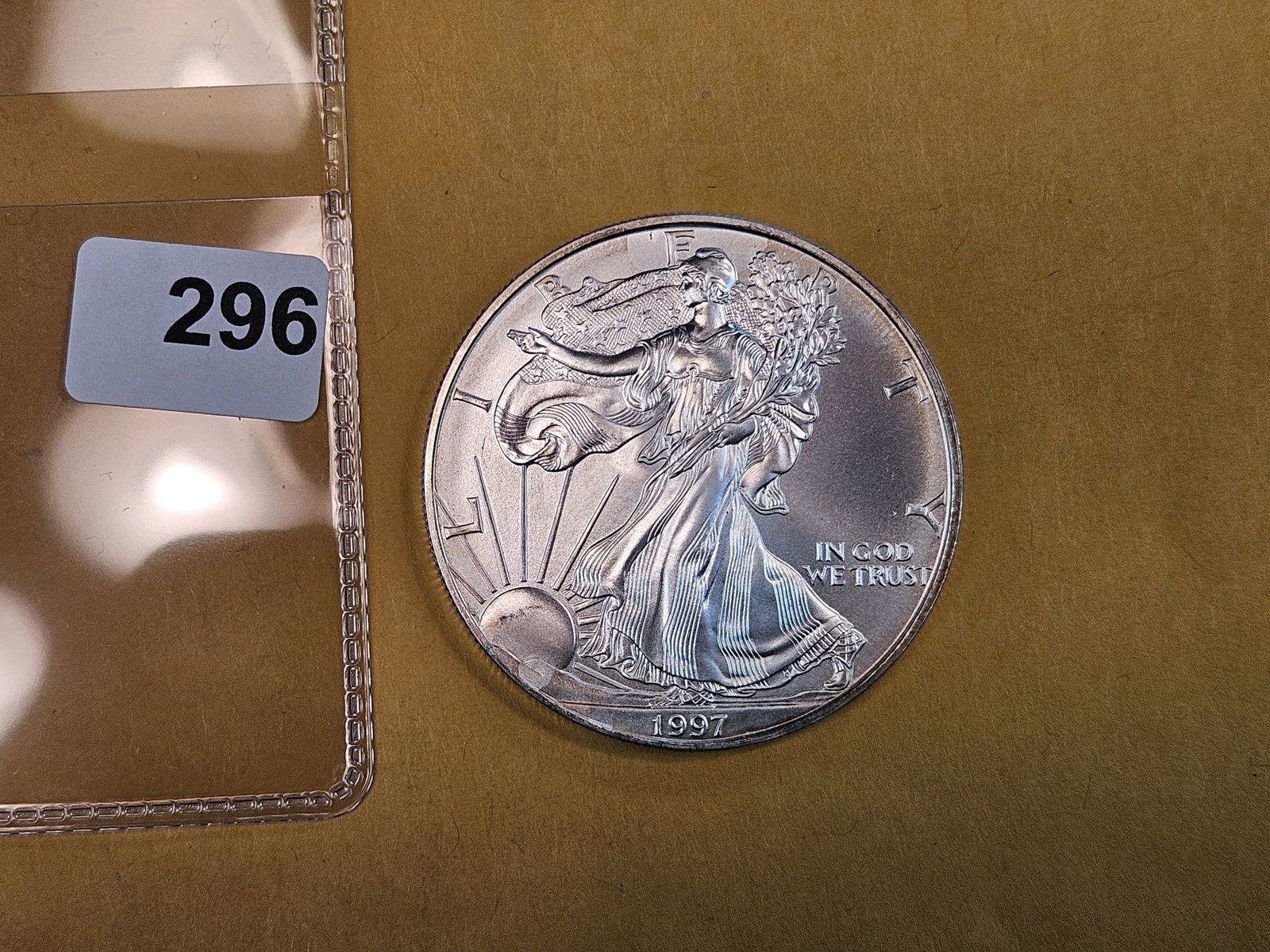 GEM Brilliant Uncirculated 1997 American Silver Eagle (1 of 2)