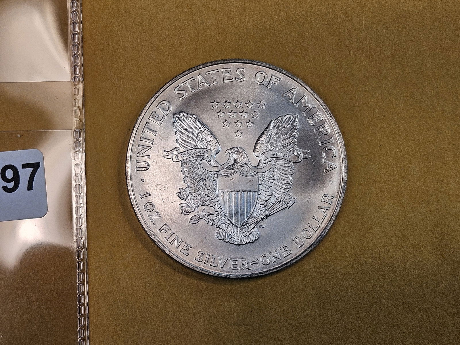 GEM Brilliant Uncirculated 1997 American Silver Eagle - 2