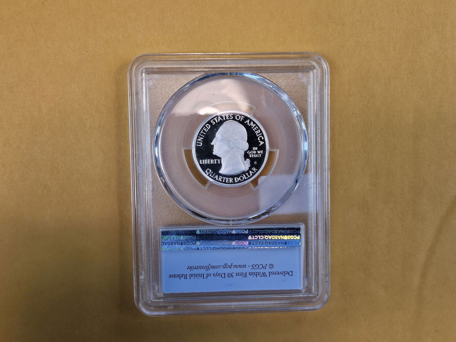 PERFECT! PCGS 2019-S Washington Silver Quarter in Proof 70 Deep Cameo - 3