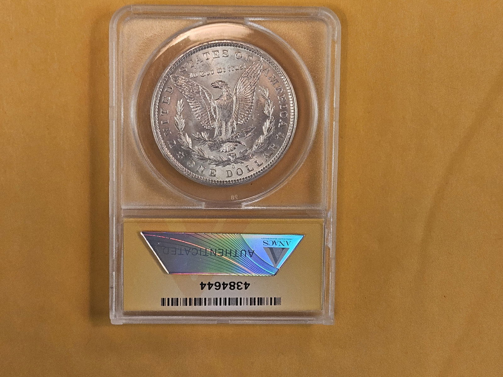 ANACS 1884-O Morgan Dollar in Mint State 63 - 3