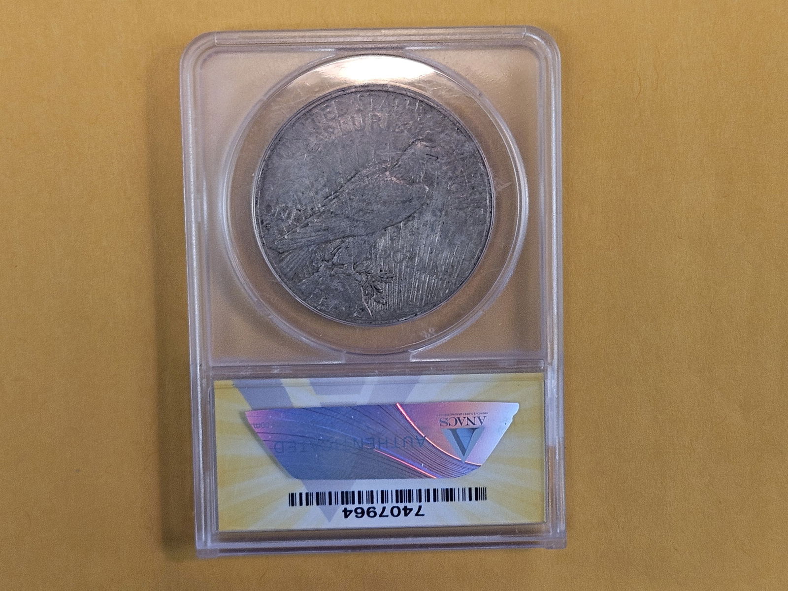 Better Date ANACS 1935-S Peace Silver Dollar - 3