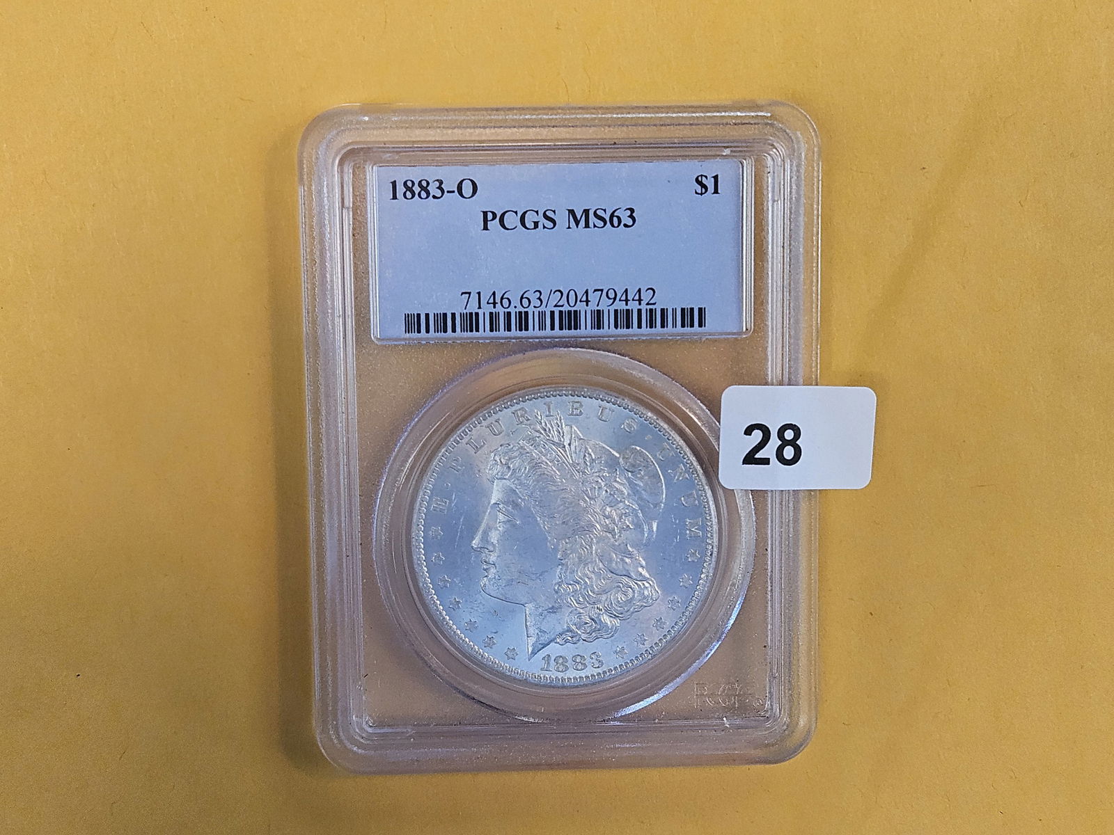 PCGS 1883-O Morgan Dollar in Mint State 63 - 2