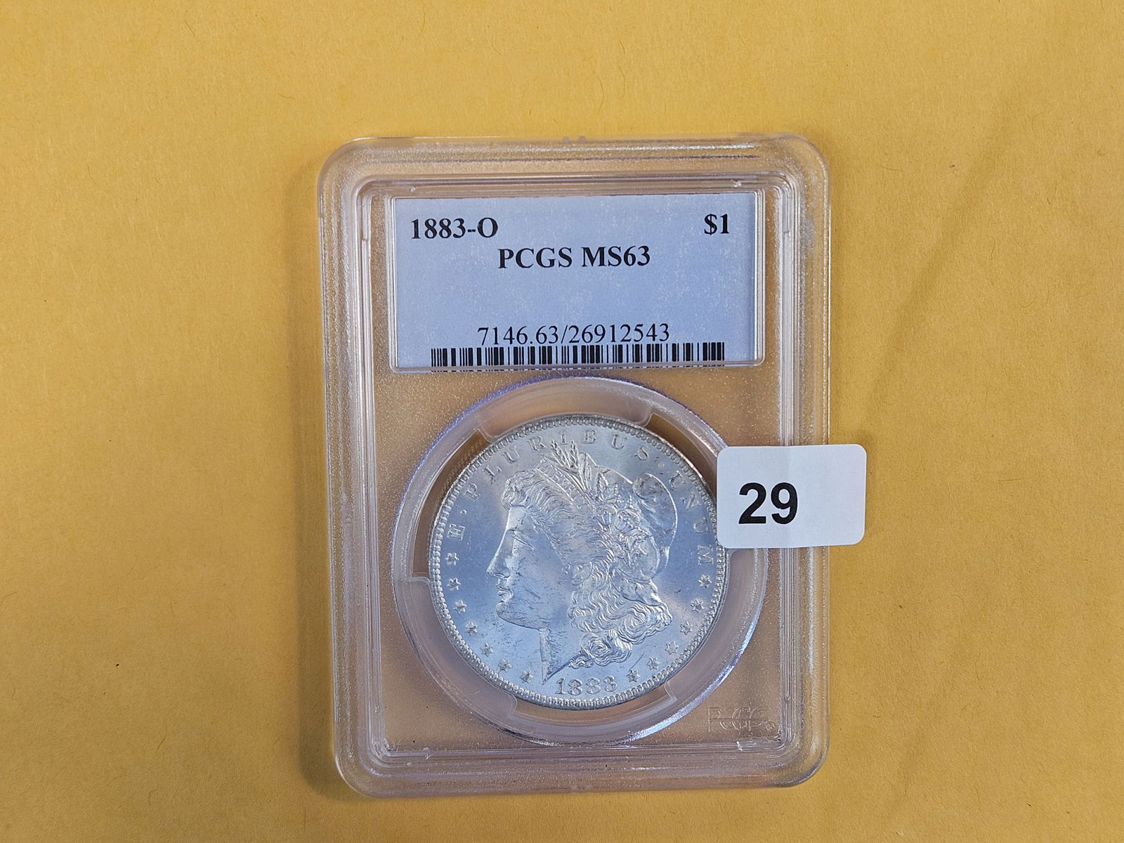 PCGS 1883-O Morgan Dollar in Mint State 63 - 2