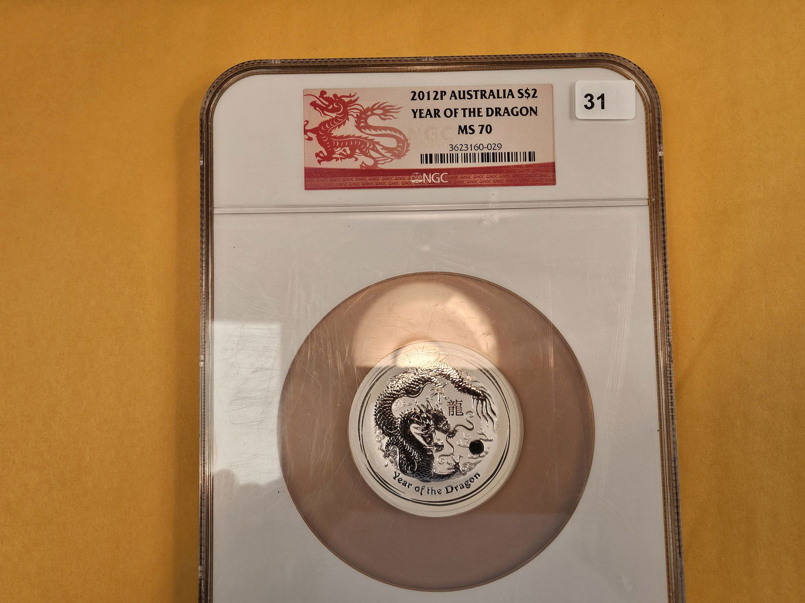 PERFECT! NGC 2012-P Australia Silver Two Dollars in Mint State 70 - 3