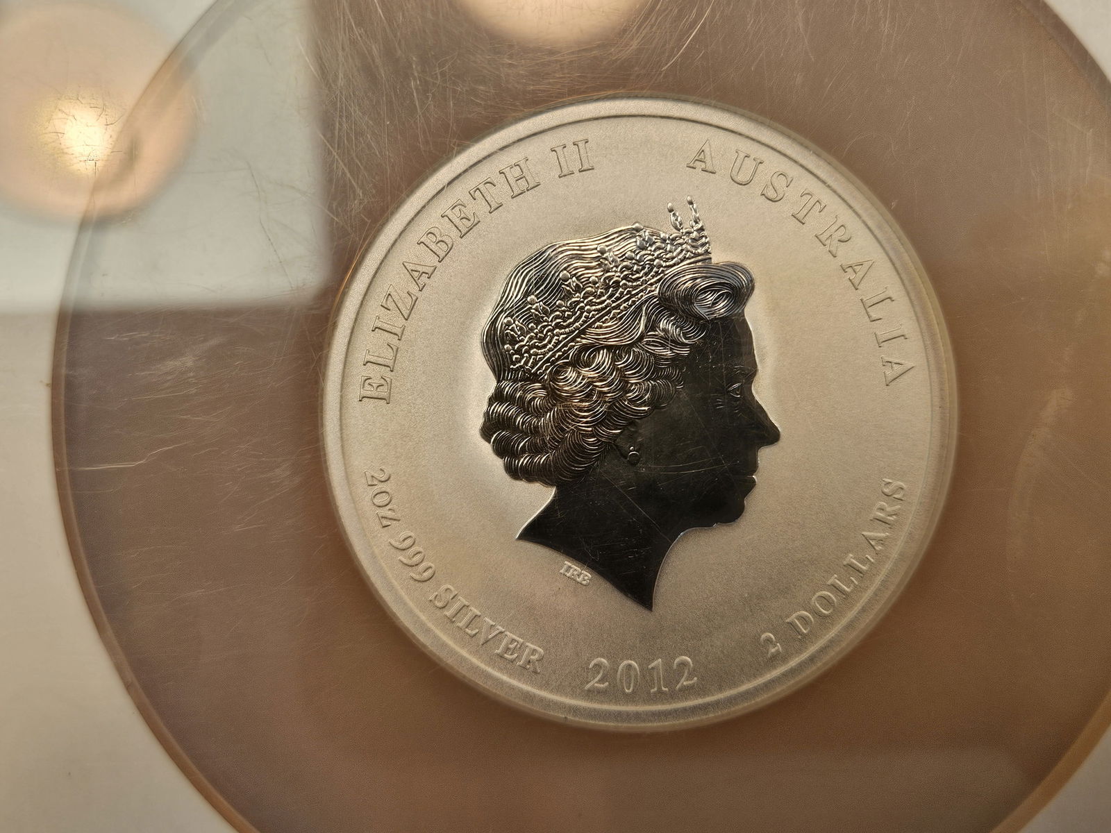 PERFECT! NGC 2012-P Australia Silver Two Dollars in Mint State 70 - 5