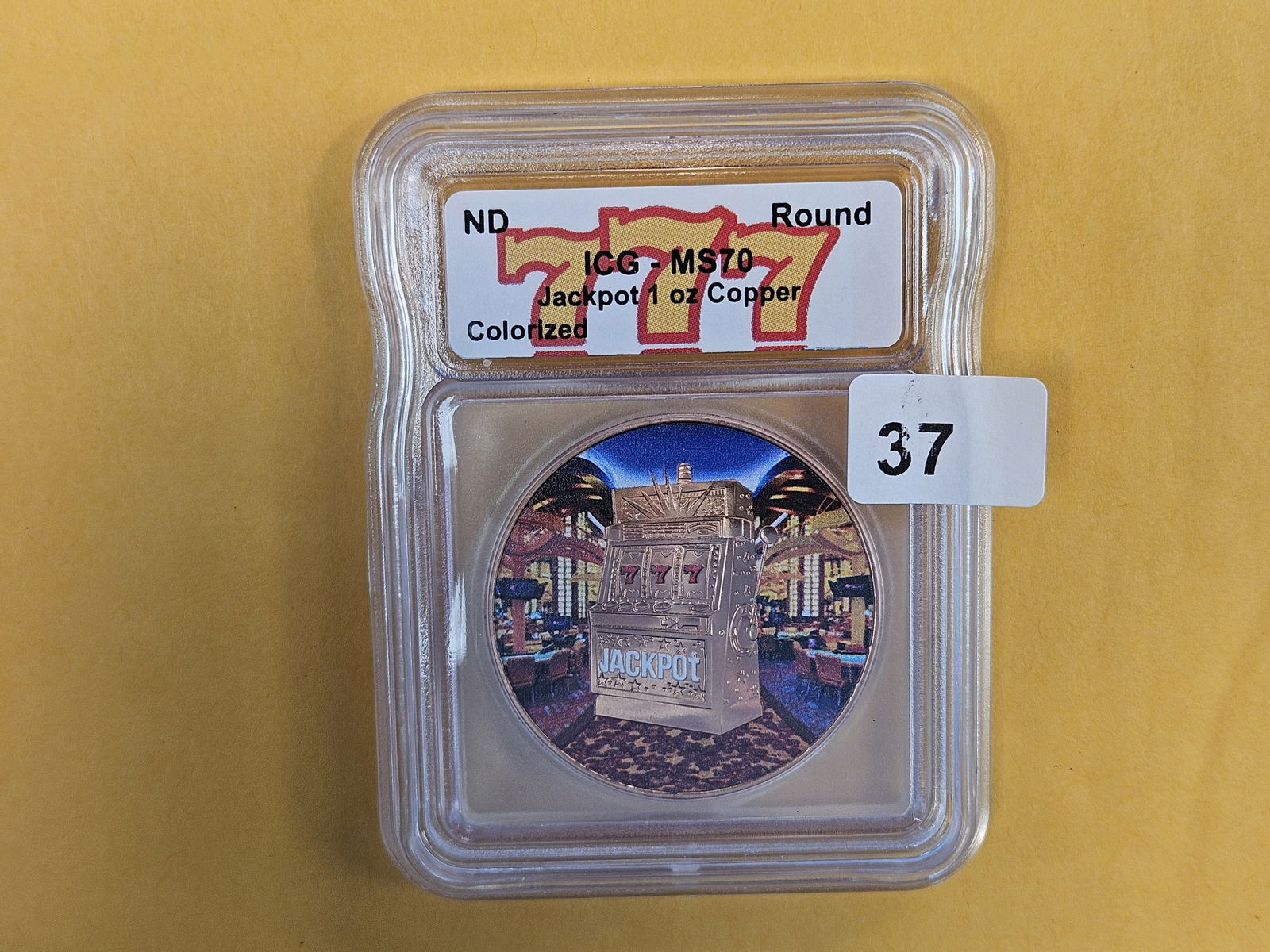 PERFECT! ICG No-Date Copper 1 ounce round in Mint State 70 - 2