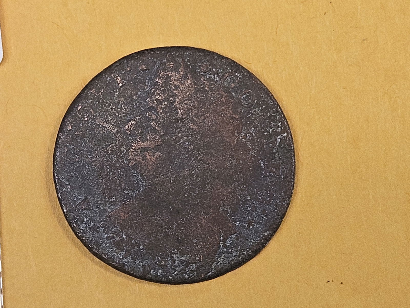 COLONIAL! 1787 Connecticut copper Half Penny (1 of 7)