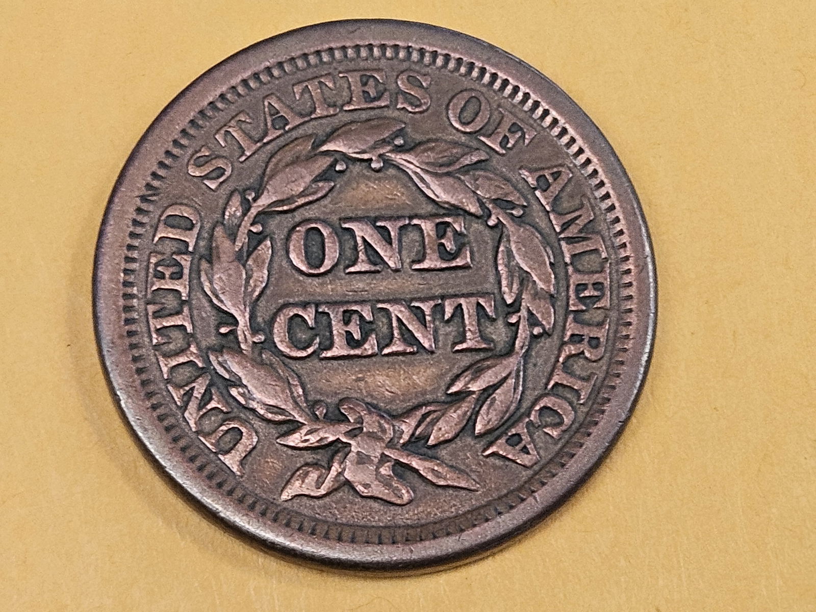 1856 Braided Hair Large Cent - 4