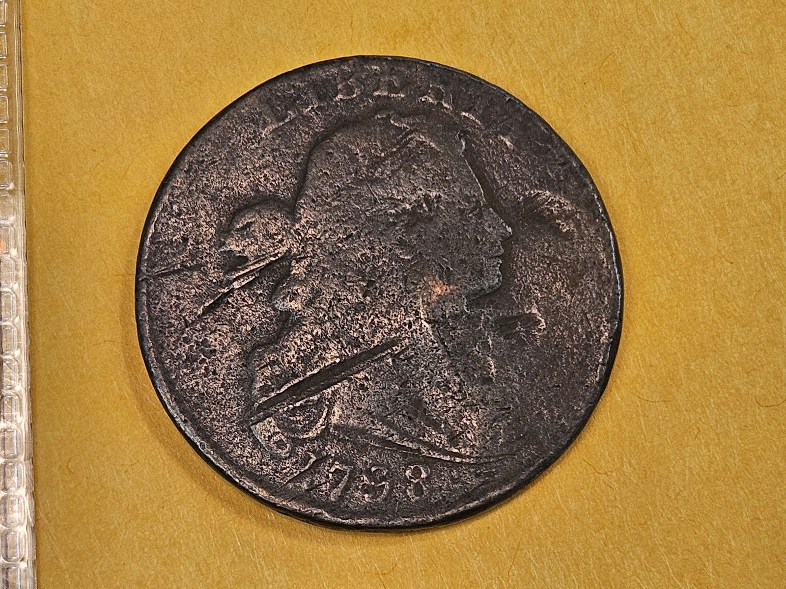 1798 Draped Bust Large Cent in Very Good - details (1 of 5)