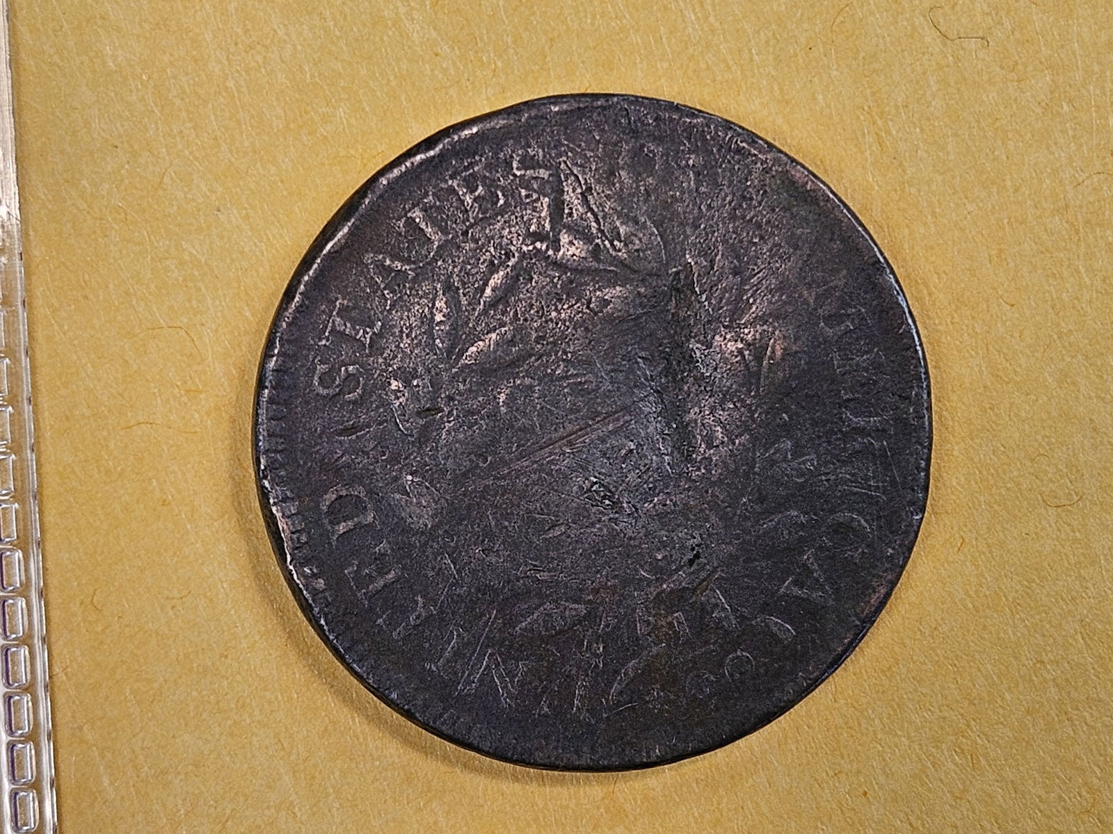 1798 Draped Bust Large Cent in Very Good - details - 5