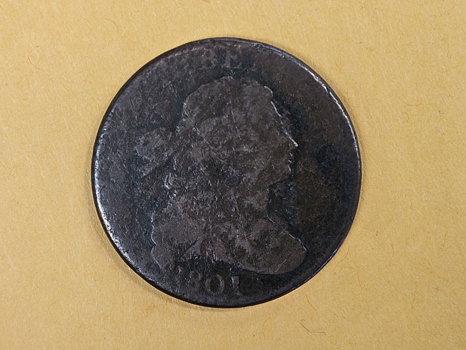 1801 Draped Bust Large Cent in Good plus - 3