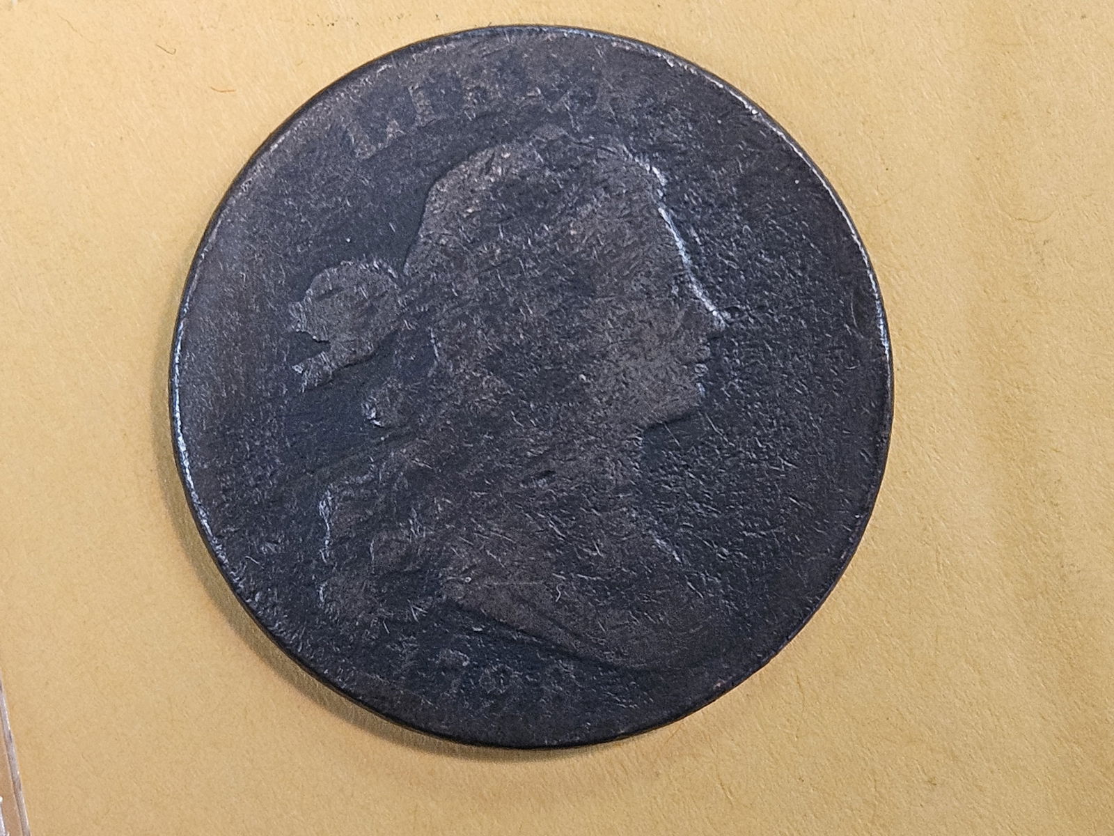 1798 Draped Bust Large Cent in Good - 3