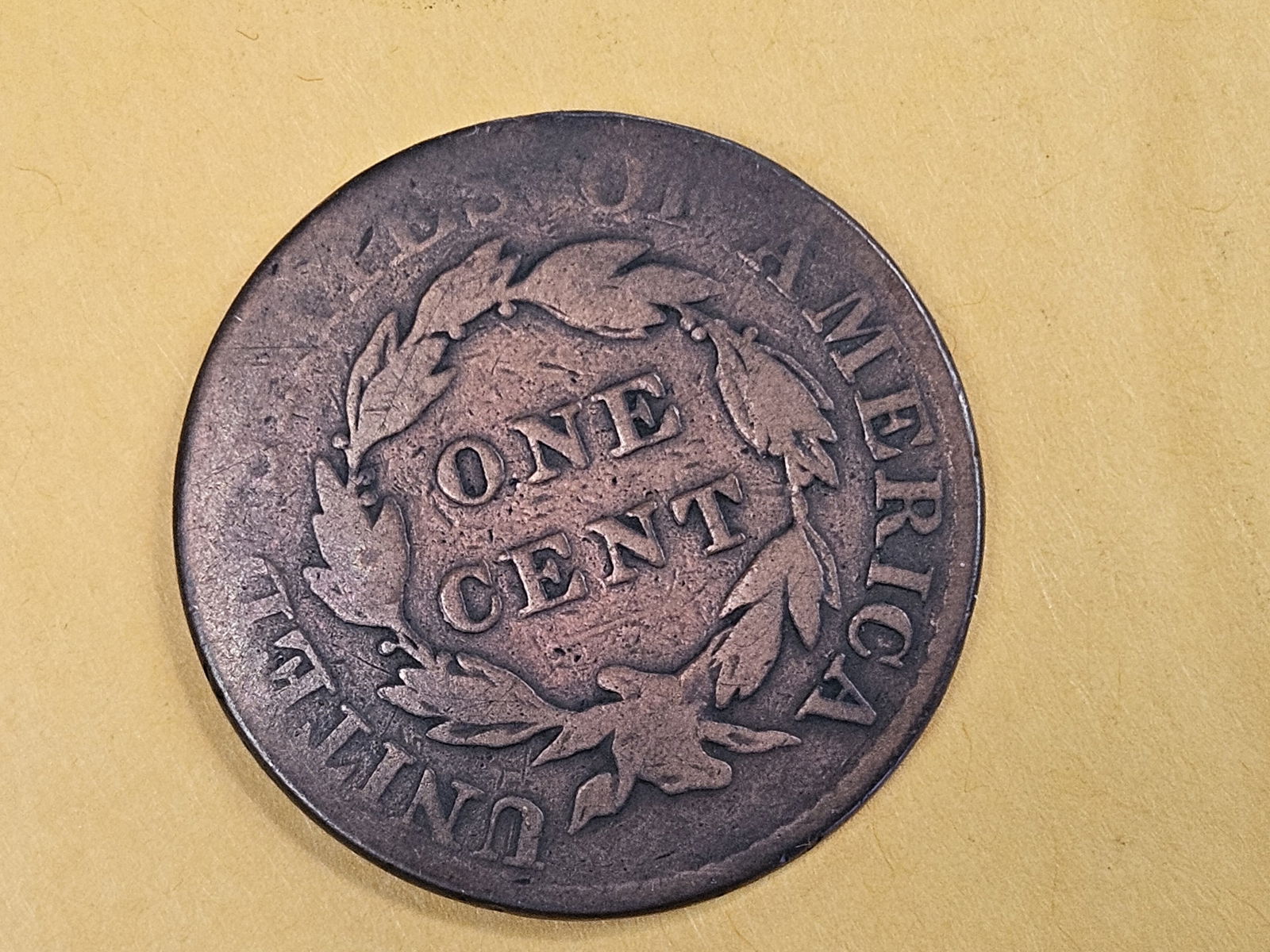 1822 Coronet Head Large Cent in Very Good - 4