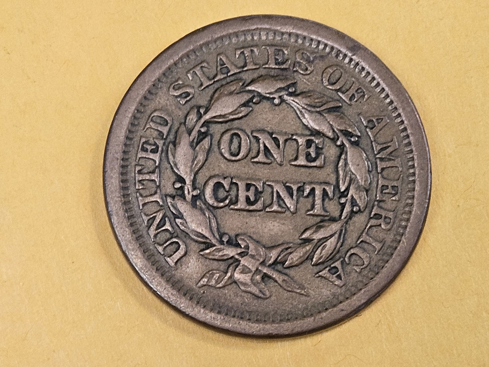 1852 Braided Hair Large Cent - 4