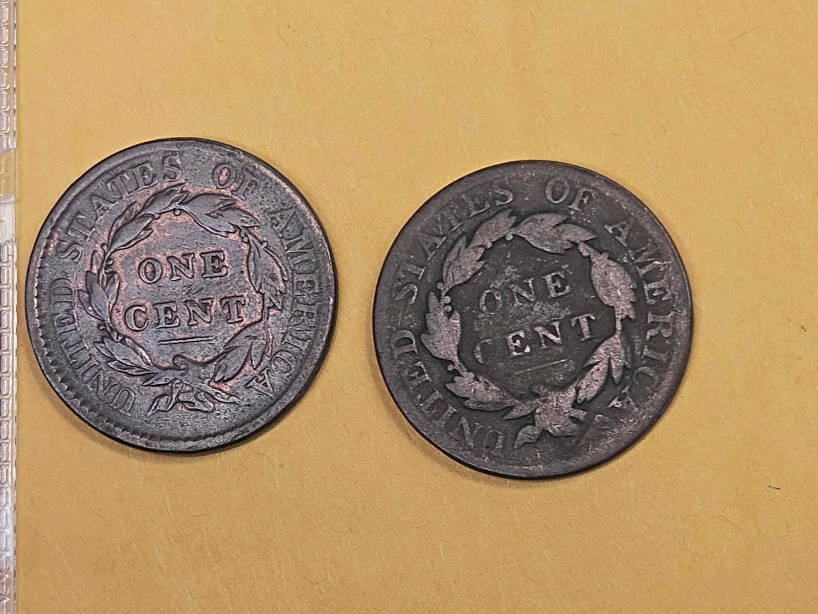 1817 and 1819 Coronet Head Large Cents - 5