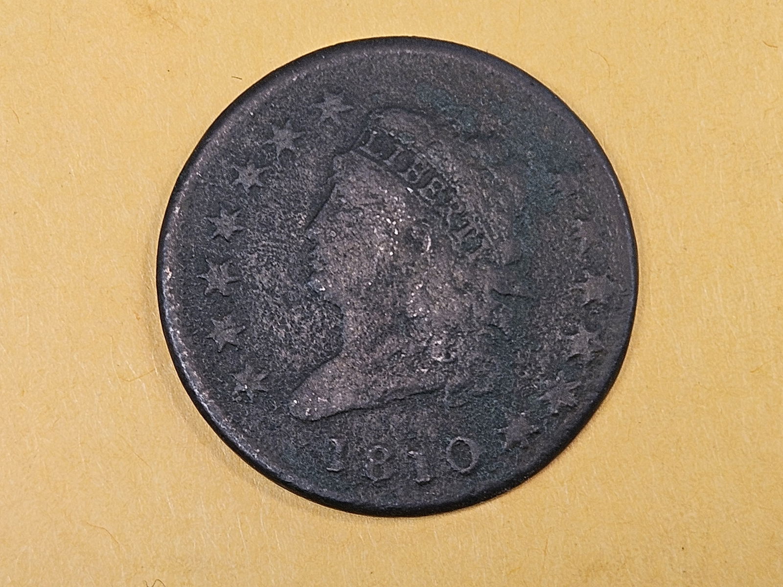 Semi-Key 1810 Classic Head Large Cent: In Very Good - details 