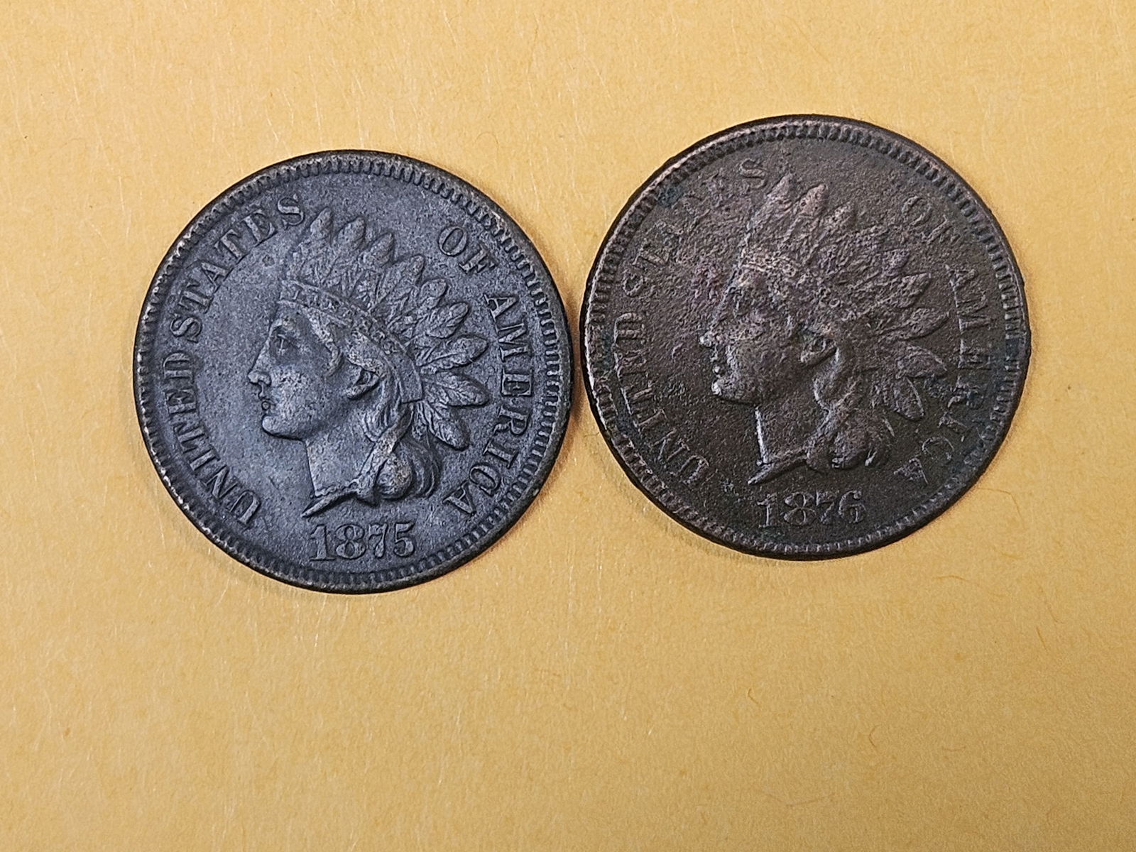 Two Better Date Indian Cents in Extra Fine - details - 3