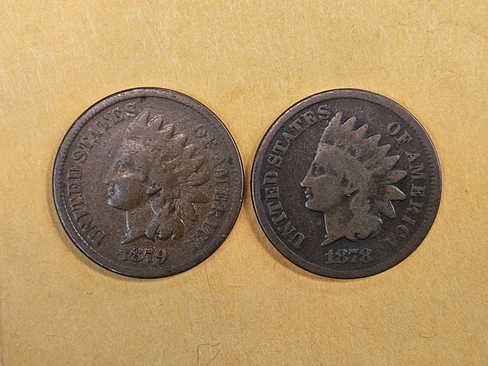 Two Better Date Indian Cents in Very Good to Fine - 3