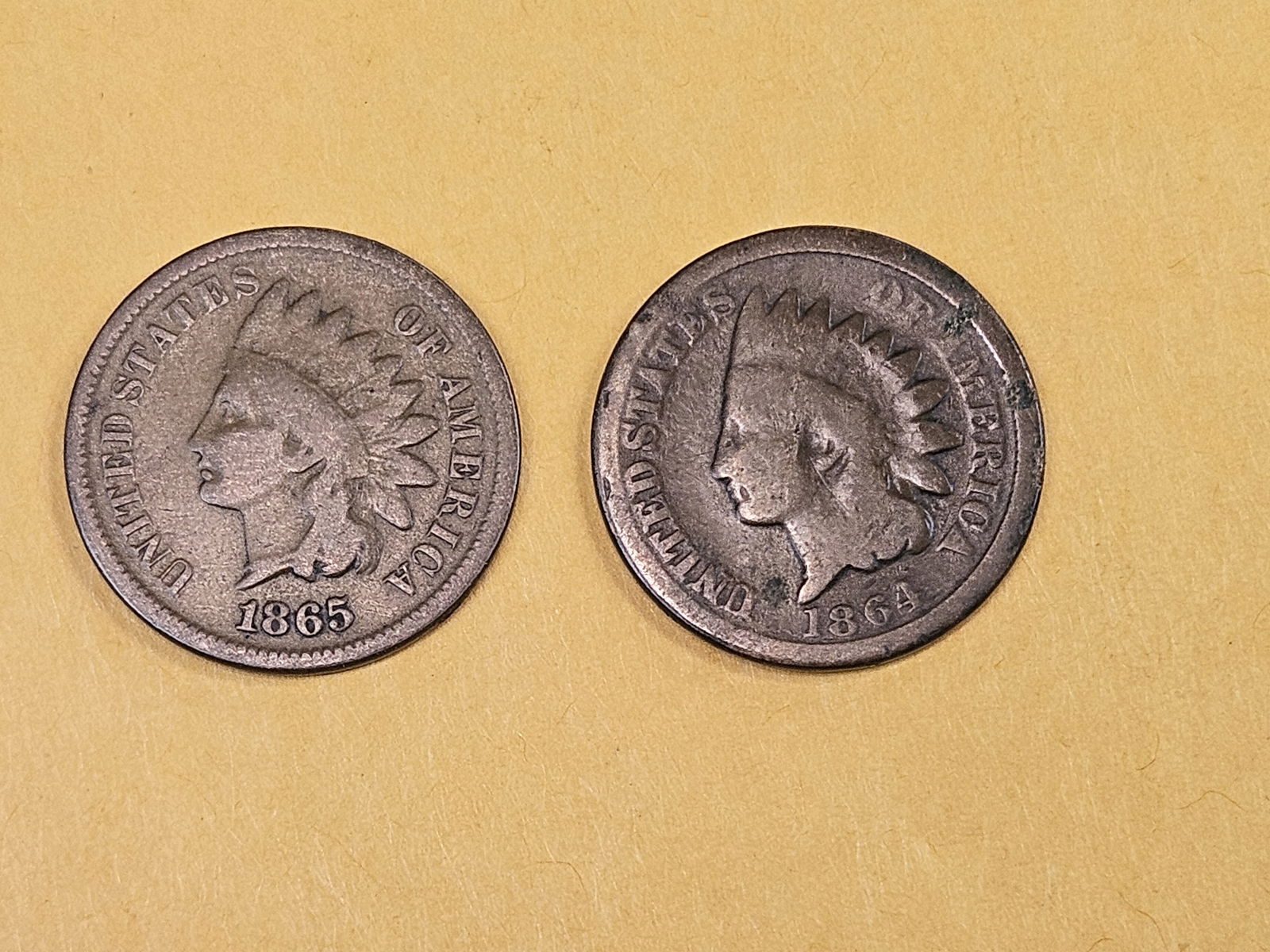 Two Better Date Indian Cents in Very Good (1 of 3)