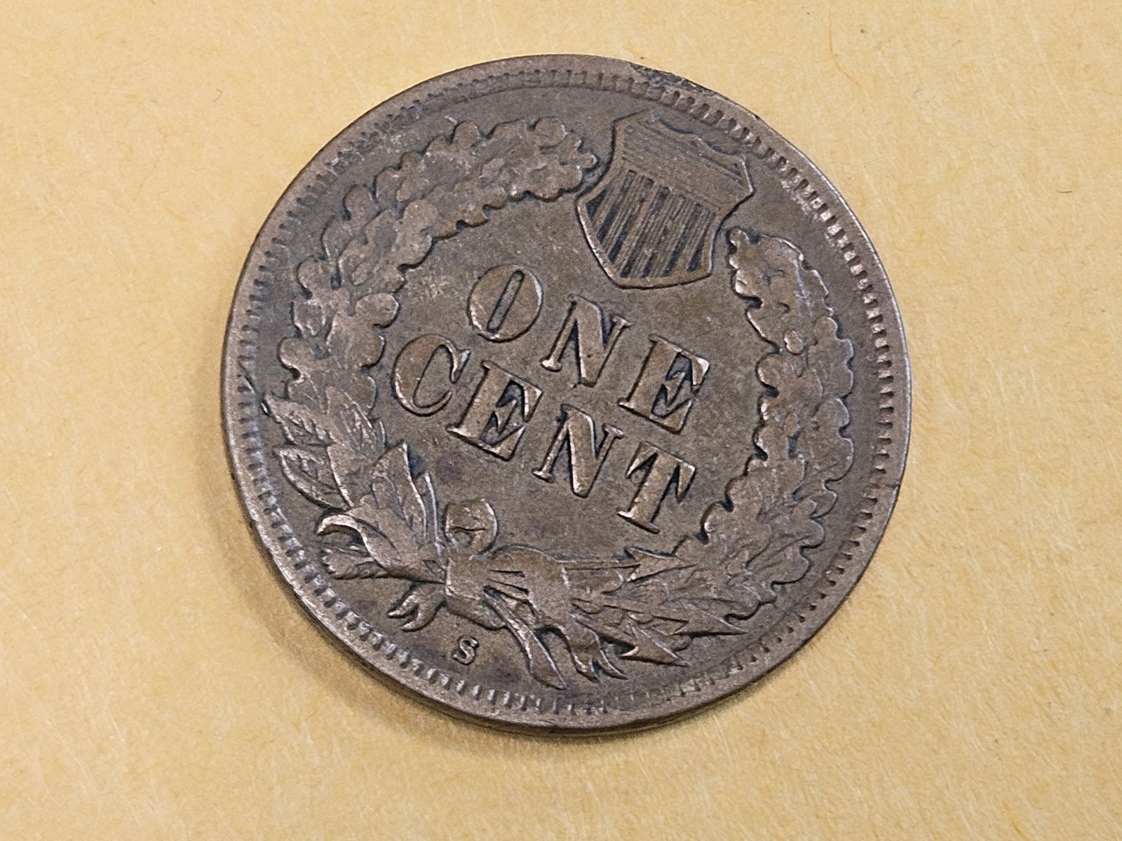 * Semi-key 1908-S Indian cent in Very Fine plus - details - 4