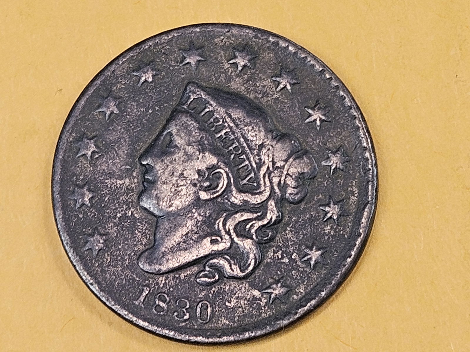 1830 Coronet Head Large Cent (1 of 5)