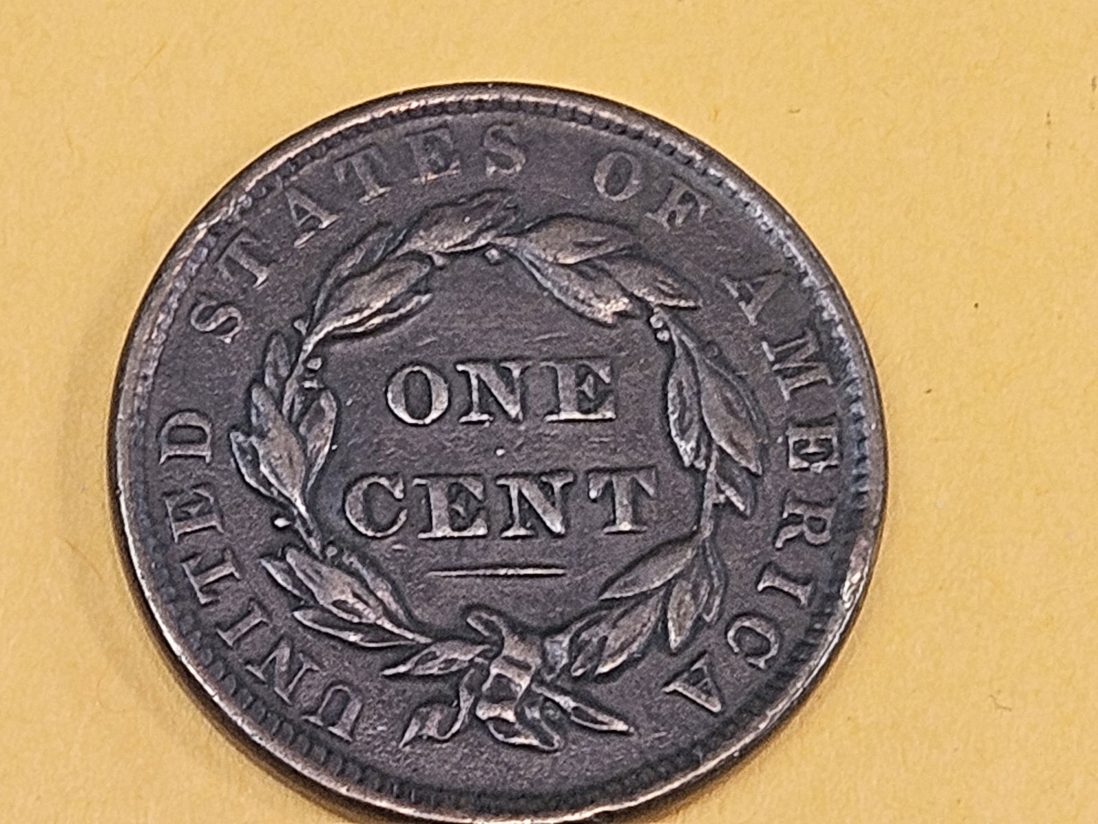 1837 Coronet Head Large cent in Fine plus - 3
