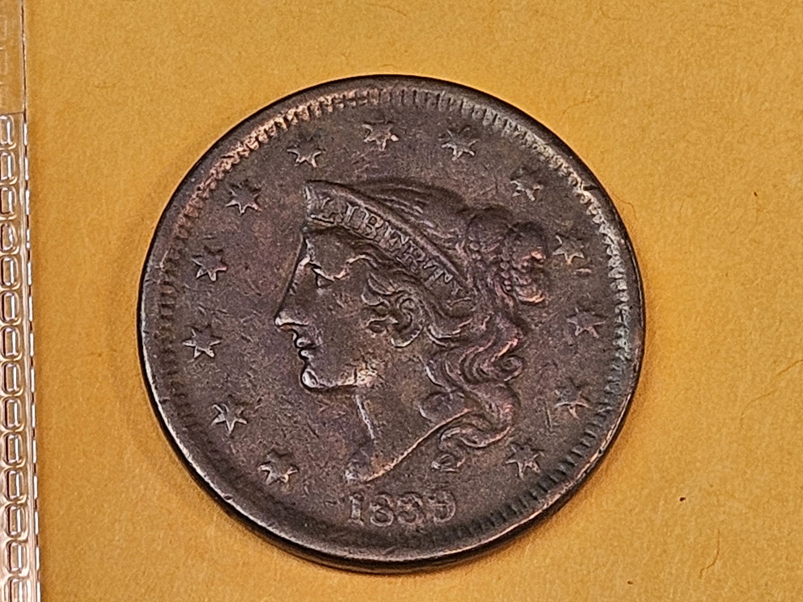 1839 Large Cent in Very Fine (1 of 5)