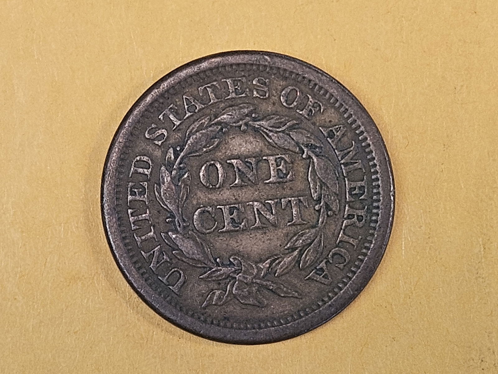 1855 Braided Hair Large Cent in Very Fine plus - 6